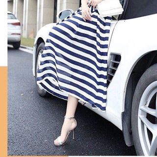 ĐẦM MAXI SỌC NGANG