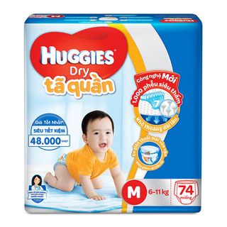 Tã quần Huggies M74