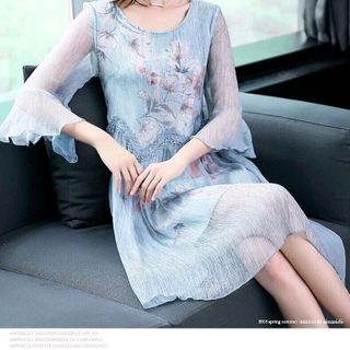 Đầm Voal Hoa Đẹp Lắm