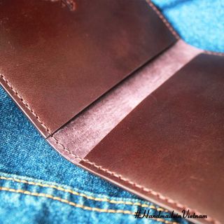 Ví da handmade passport JiVi
