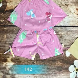 set bộ thô 2 dây bé gái