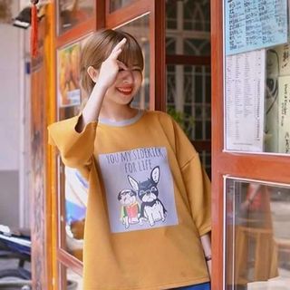 Áo thun from rộng tay lỡ