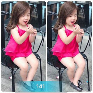 set bộ lụa bé gái