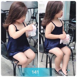 set bộ lụa bé gái