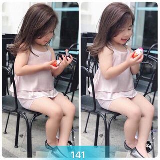 set bộ lụa bé gái