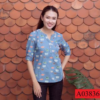 - Áo công sở nữ M Collection A3836 giá sỉ giá bán buôn