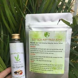 bột rửa mặt thảo dược thay thế sữa rữa mặt