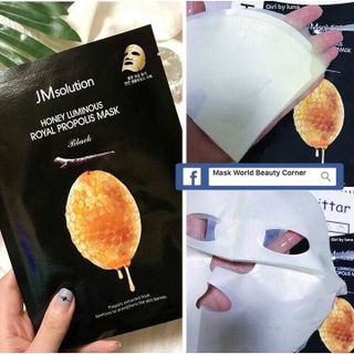 Mặt nạ sáp ong JM solution honey luminous royal propolis mask 1 hộp 10 miếng