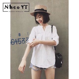 sơ mi trắng nữ