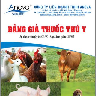 Thuốc Thú Y - Thuốc Thủy Sản Công Ty Liên Doanh TNHH Anova