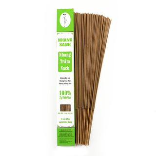 Nhang Xanh 40cm hộp 70 Gram hơn 55 cây- Nhang Trầm Sạch - Dự Án Nhang Sạch vì Cộng Đồng