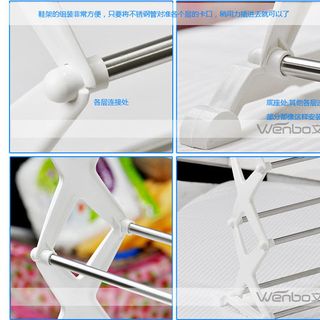 Kệ để giày dép inox 5 tầng tiện dụng