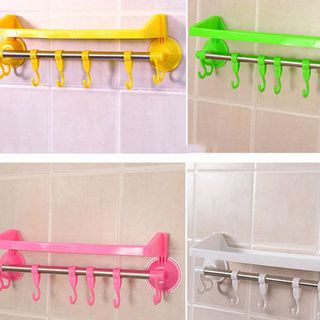 Kệ để đồ hút chân không có móc treo