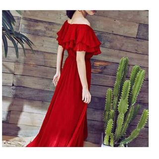 ĐẦM MAXI VOAN TRỄ VAI BÈO