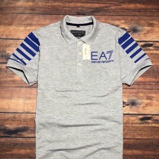 ÁO thun cổ bẻ viền tay EA7