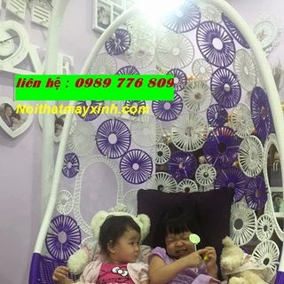 Bán ghế xích đu mây nhựa ghế xích đu mây tre giá rẻ