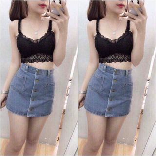 Áo lót ren nhún sexy 077