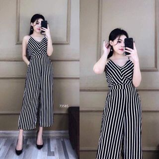 Jum 2 dây họa tiết sọc - Trắng đen