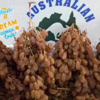 nho khô nguyên cành
