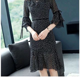 đầm chấm bi