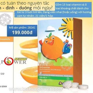 sản phẩm wellness bổ sung vitamin khoáng chất cho bé giá sỉ