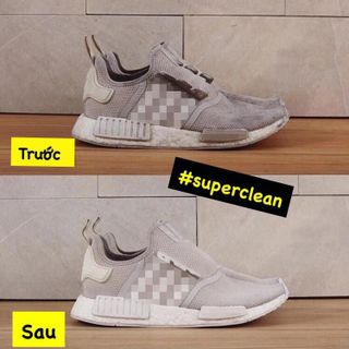 SUPER CLEAN - Bộ 100ml Vệ Sinh Làm Sạch Giày Dép - An Toàn - Tiện Lợi - Hiệu Quả