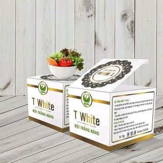 Bột trắng răng T WHITE thành phần từ thiên nhiên