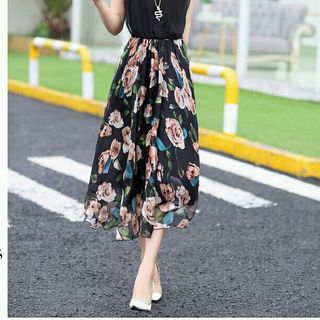 Đầm xòe vintagen tùng hoa
