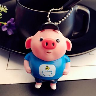 móc khóa heo mặc đầm ngộ nhịnh