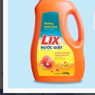 nước giặt lix hương nước hoa 3’8kg