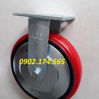 Bánh xe PU Hàn Quốc phi 200 cố định giá sỉ