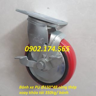 Bánh xe PU Hàn Quốc phi 150