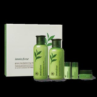 Bộ dưỡng trà xanh Innisfrees Green Tea Balancing Special Skin Care Set