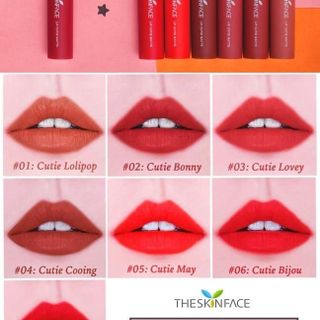 SON KEM LÌ THE SKIN FACE LIP CUTIE MATTE - CHÍNH HÃNG HÀN QUỐC giá sỉ