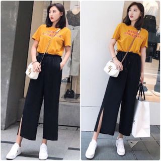 SET ÁO THUN VÀNG - CULOTTES XẺ