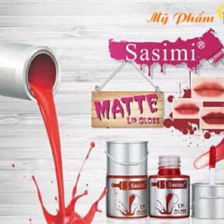 Son kem thùng sơn Sasimi Matte Lip Gloss giá sỉ