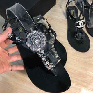 dép kẹp sandal nữ đá