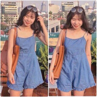 JUMPSUIT DENIM BÈO 2 DÂY