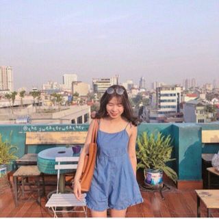 JUMPSUIT DENIM BÈO 2 DÂY