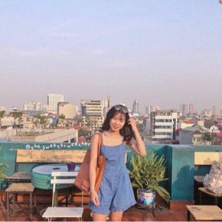 JUMPSUIT DENIM BÈO 2 DÂY
