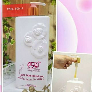 Sữa tắm trắng da 4in1 E5