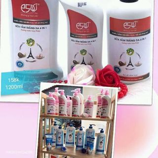 Sữa tắm trắng da 4in1 E5