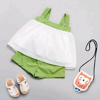 Bộ bé gái áo dây quần ngắn cho bé