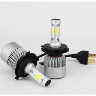 Bộ đèn pha Led s2- H4 3 tim 4000 lumen siêu sáng -2 bóng giá sỉ