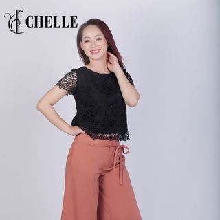 Áo ren phối tayngực