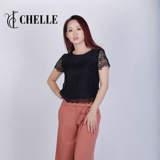Áo ren phối tayngực