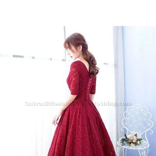 ĐẦM XÒE XẾP LI CỔ TIM CỰC HOT