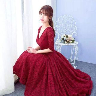 ĐẦM XÒE XẾP LI CỔ TIM CỰC HOT