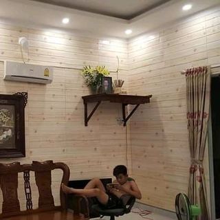 XỐP DÁN TƯỜNG GIẢ GỖ