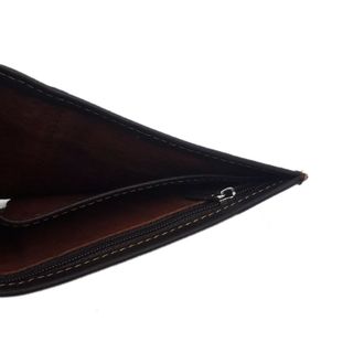 Bóp ví da nam AT Leather 105 - May viền thủ công